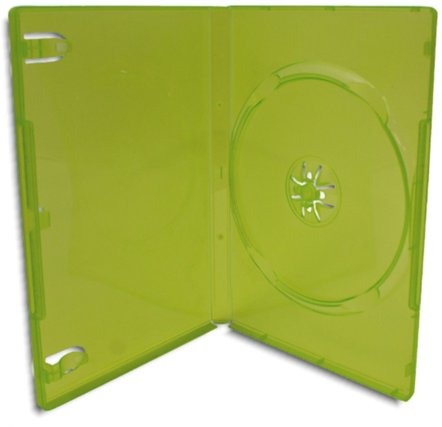 1 x  Brand New Original Single GRADE A Xbox 360 Replacement Game Cases Green 