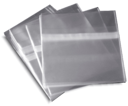 Resealable Plastic Wrap Double CD Sleeves 200-Pak 